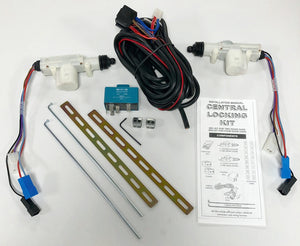 2 Door Universal Central locking kit With remote entry